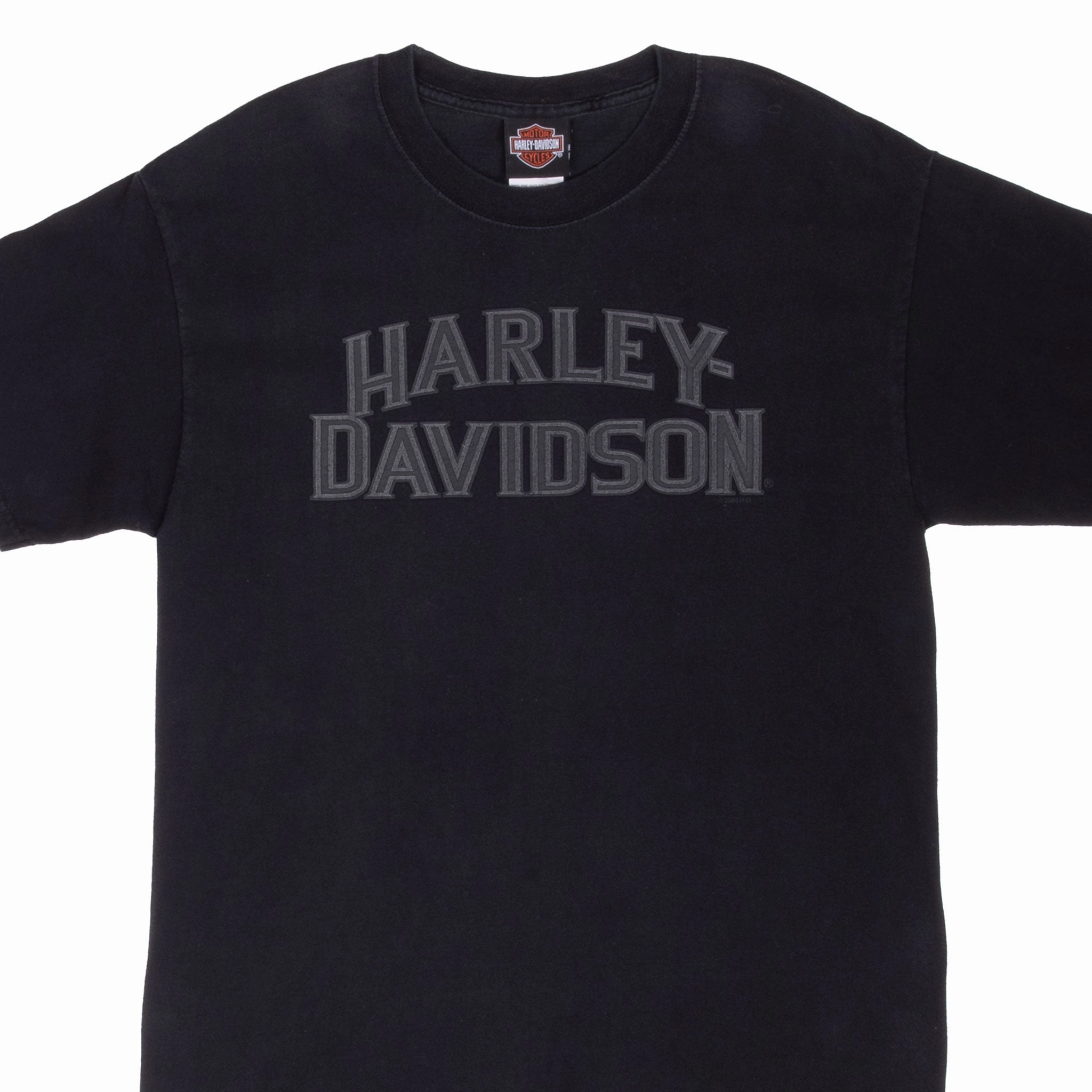 VINTAGE HARLEY DAVIDSON OMAHA-FREEMONT NEBRASKA TEE SHIRT 2009 MEDIUM MADE USA Vibrant Prints Sporty Vibe