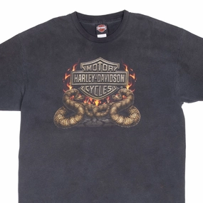 VINTAGE HARLEY DAVIDSON SNAKE EAGLE 2006 TEE SHIRT XL Indoor Comfort Stylish piece