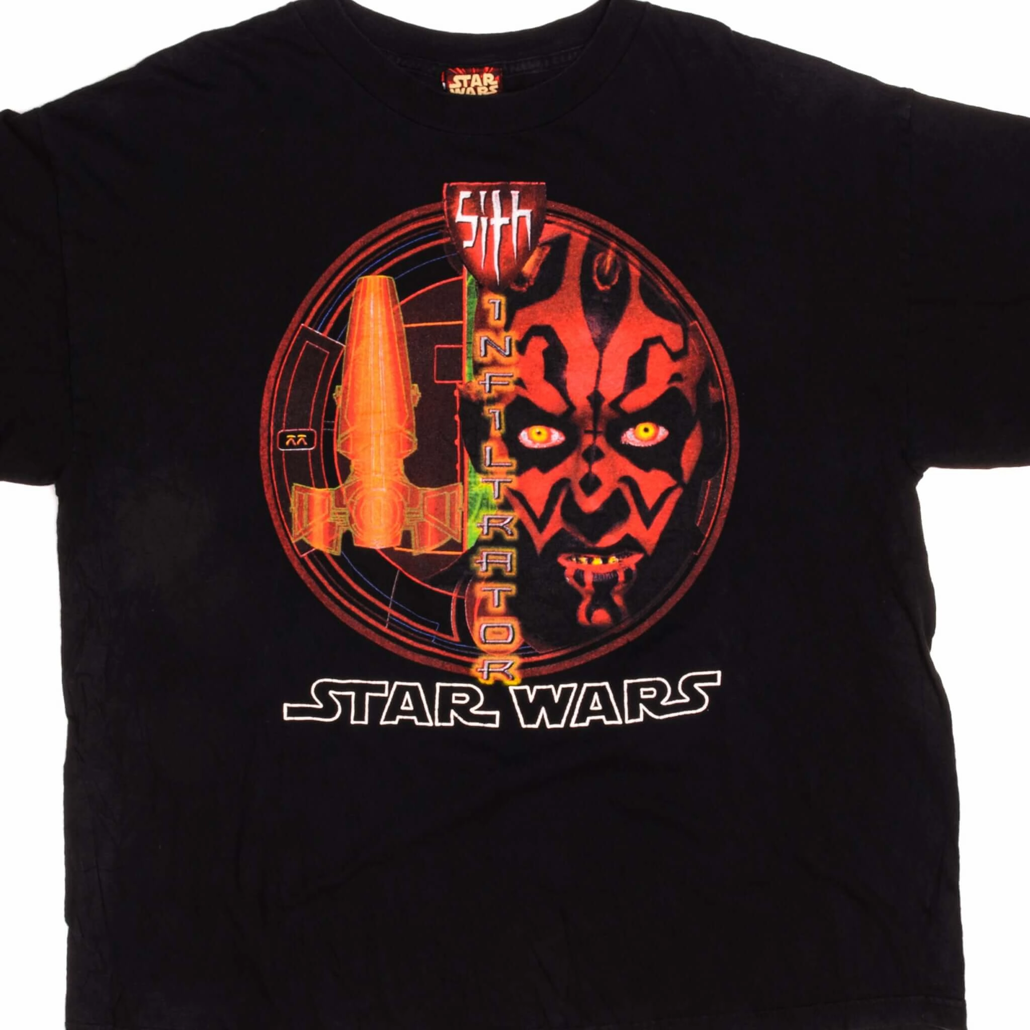 Travel Light Playful Vibes VINTAGE STAR EPISODE 1 WARS DARTH MAUL TEE SHIRT SIZE XL