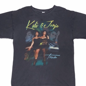 Breathable Waist Smooth Finish KALI UCHIS AND JORJA SMITH TOUR 2019 TEE SHIRT XL