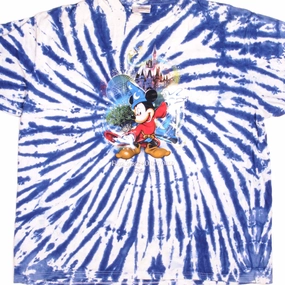 informal gathering Stylish Layer Look VINTAGE TIE DYE WALT DISNEY WORLD MICKEY TEE SHIRT SIZE 2XL