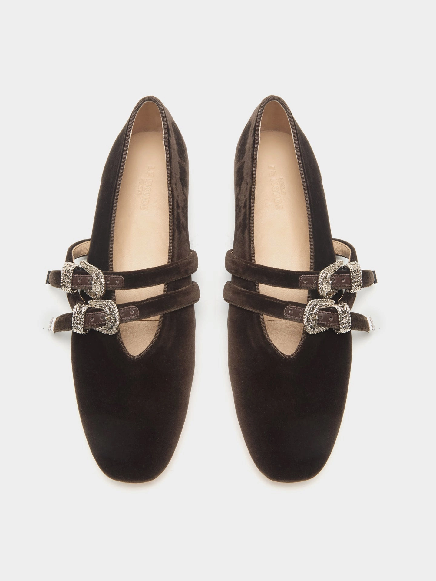 Claudia Slipper / Visone Velvet Light Fit Walk Style