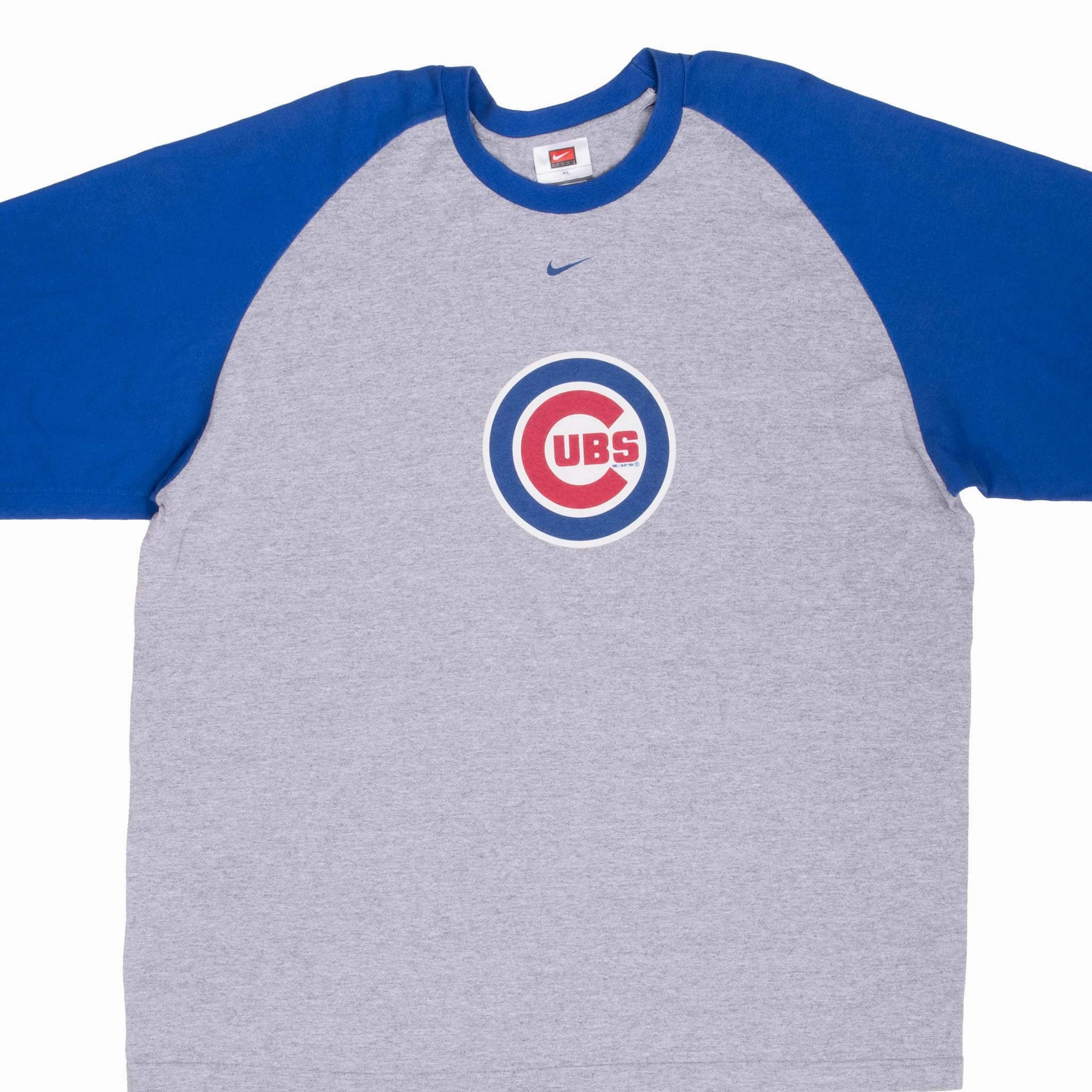 Smooth Neckline Holiday Comfort Style VINTAGE NIKE MLB CHICAGO CUBS 2004 RAGLAN TEE SHIRT SIZE XL