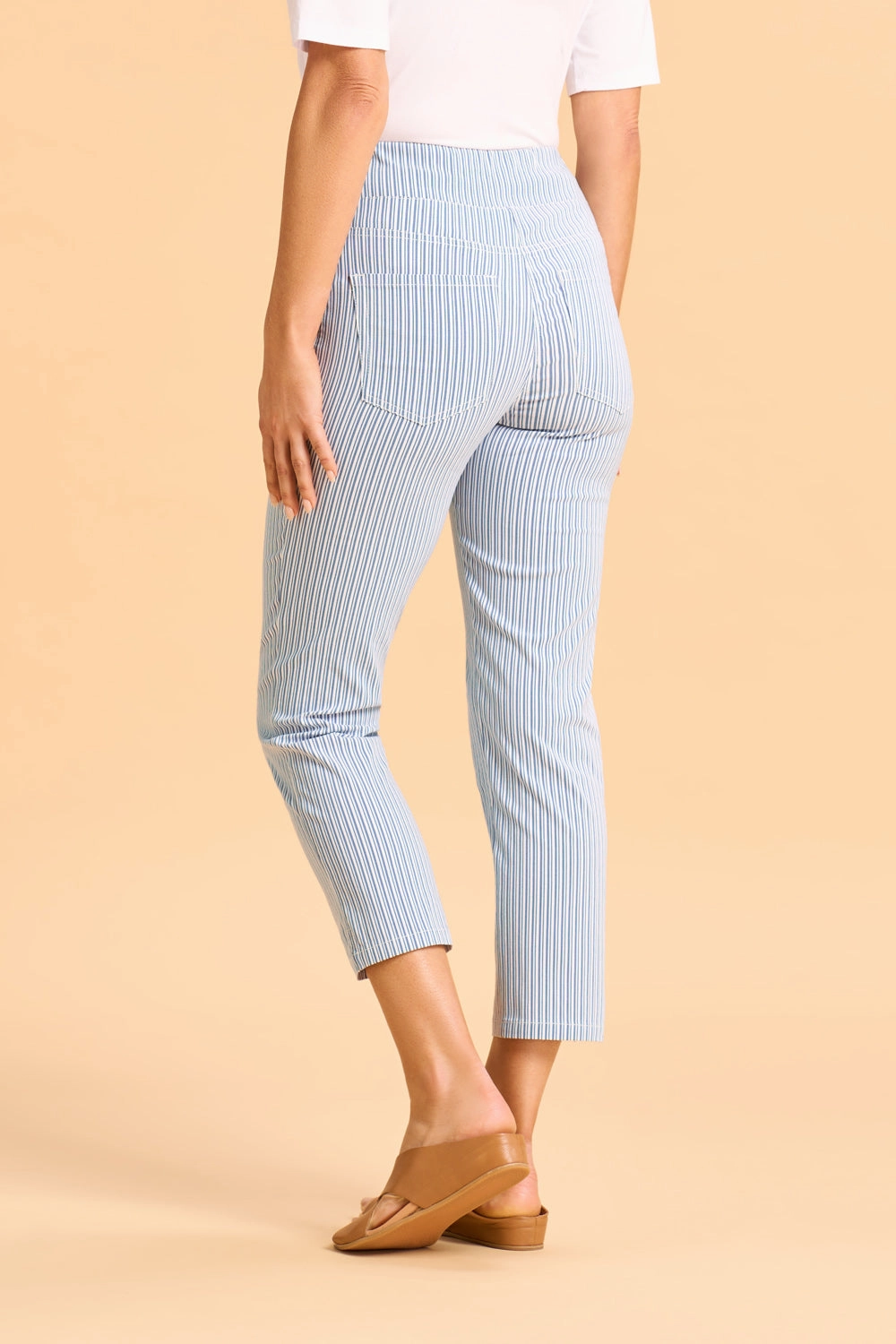 Bengajean? 3/4 Seersucker - Navy & White Stripe Timeless Layers