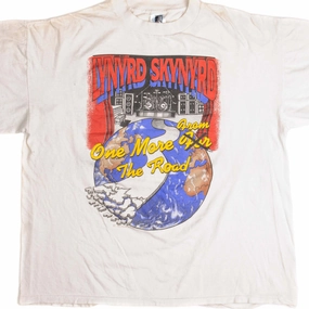 VINTAGE LYNYRD SKYNYRD 20TH ANNIVERSARY TOUR TEE SHIRT 1993 SIZE XL MADE IN USA Cozy Comfort