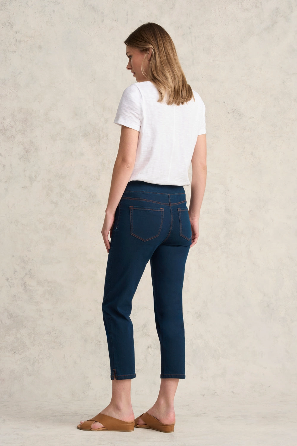 Versatile Wearable Bengajean? Good Earth Cotton? ? Slim Leg - Clean Denim Blue