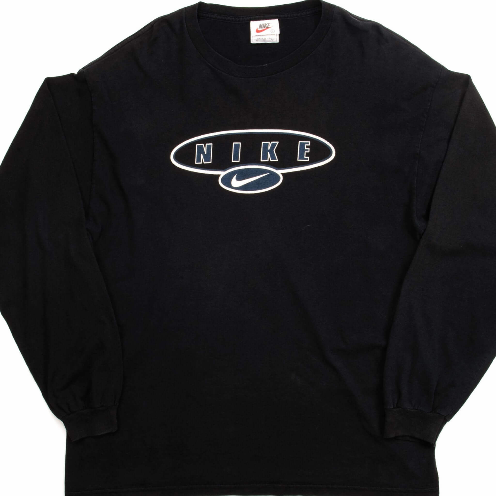 Bold Design VINTAGE NIKE LONG SLEEVES TEE SHIRT 1990S SIZE LARGE MADE IN USA
