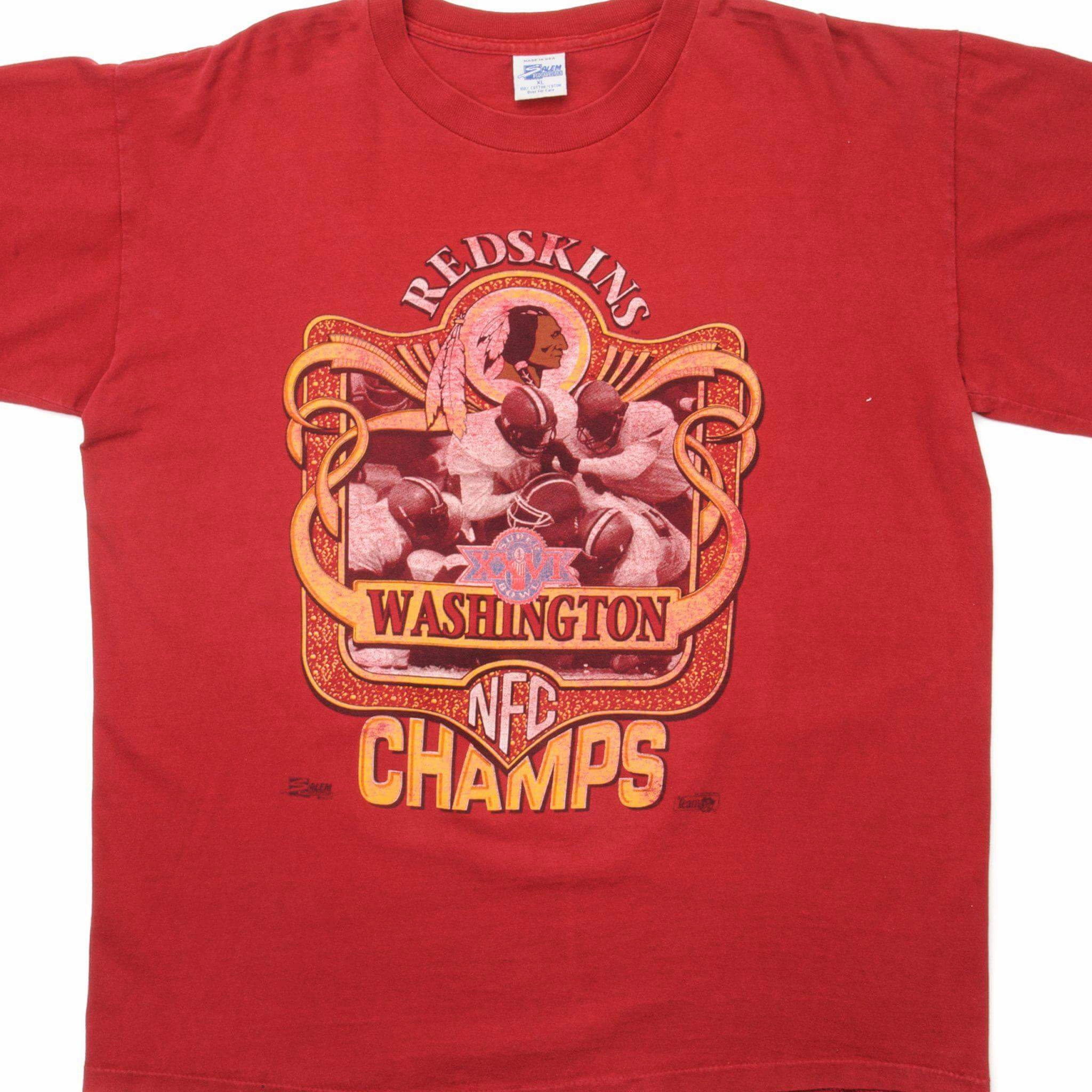 Light Style Trend VINTAGE NFL WASHINGTON REDSKINS XXVI SUPER BOWL TEE SHIRT 1990S XL MADE IN USA