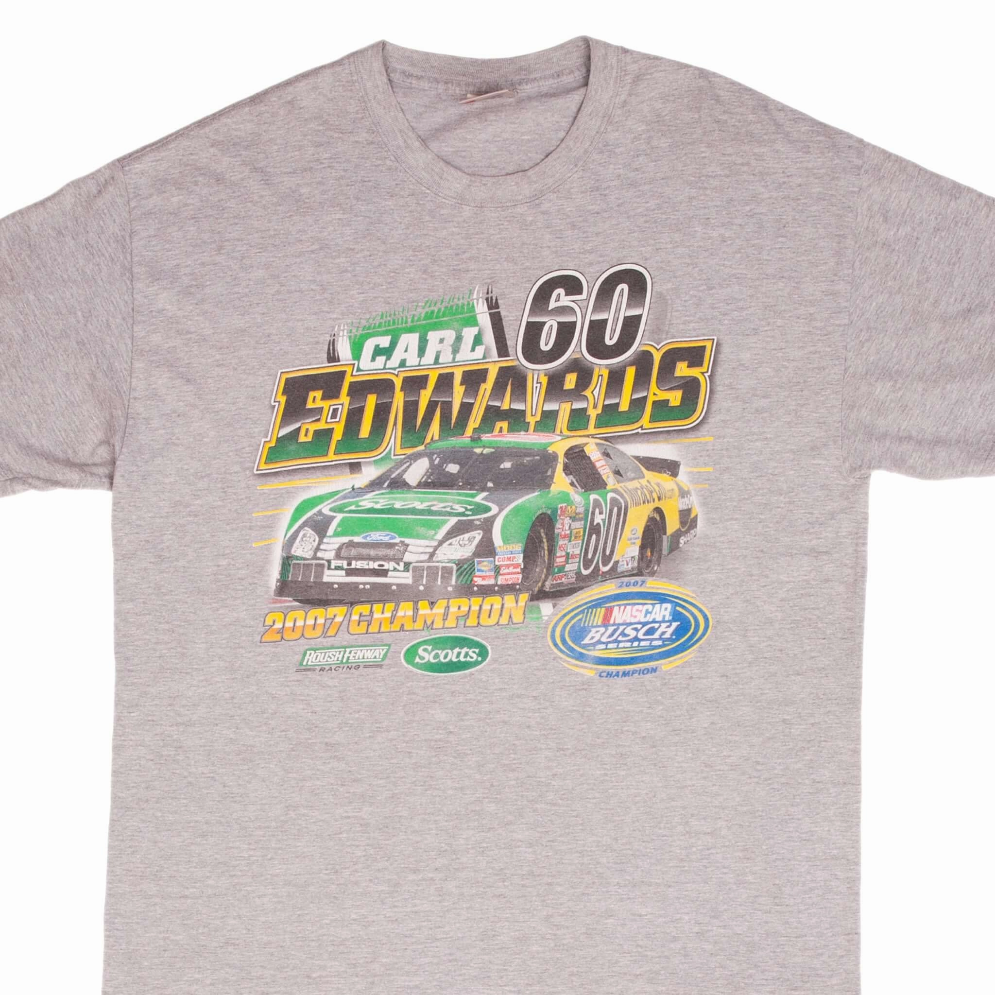 Sport Layer Fit Smart Layering VINTAGE NASCAR CARL EDWARDS CHAMPION 2007 TEE SHIRT SIZE XL