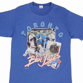 Breathable Essentials Active Lifestyle VINTAGE MLB TORONTO BLUE JAYS 1992 TEE SHIRT SIZE LARGE