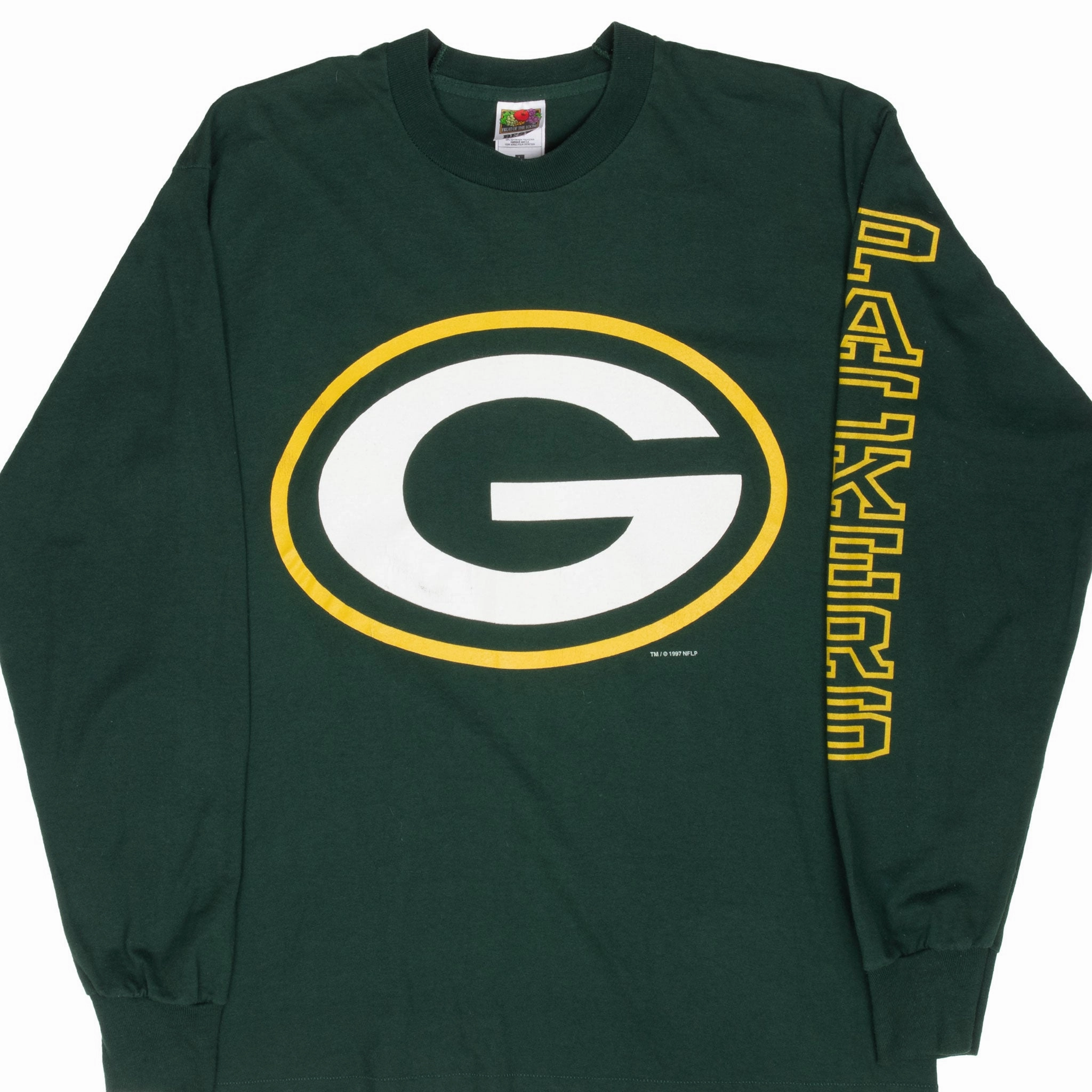 VINTAGE NFL GREEN BAY PACKERS 1997 LONG SLEEVE TEE SHIRT LARGE MADE IN USA Unisex versatility EcoConscious Processing