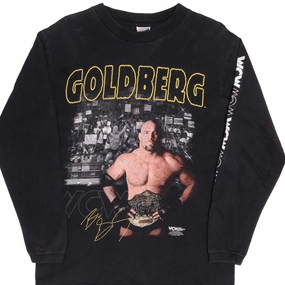 Comfortable Stretch VINTAGE WCW WRESTLING GOLDBERG LONG SLEEVE TEE SHIRT 1998 SIZE MEDIUM