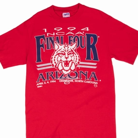 Comfortable Layer VINTAGE NCAA ARIZONA WILDCATS FINAL FOUR 1994 TEE SHIRT MEDIUM MADE IN USA