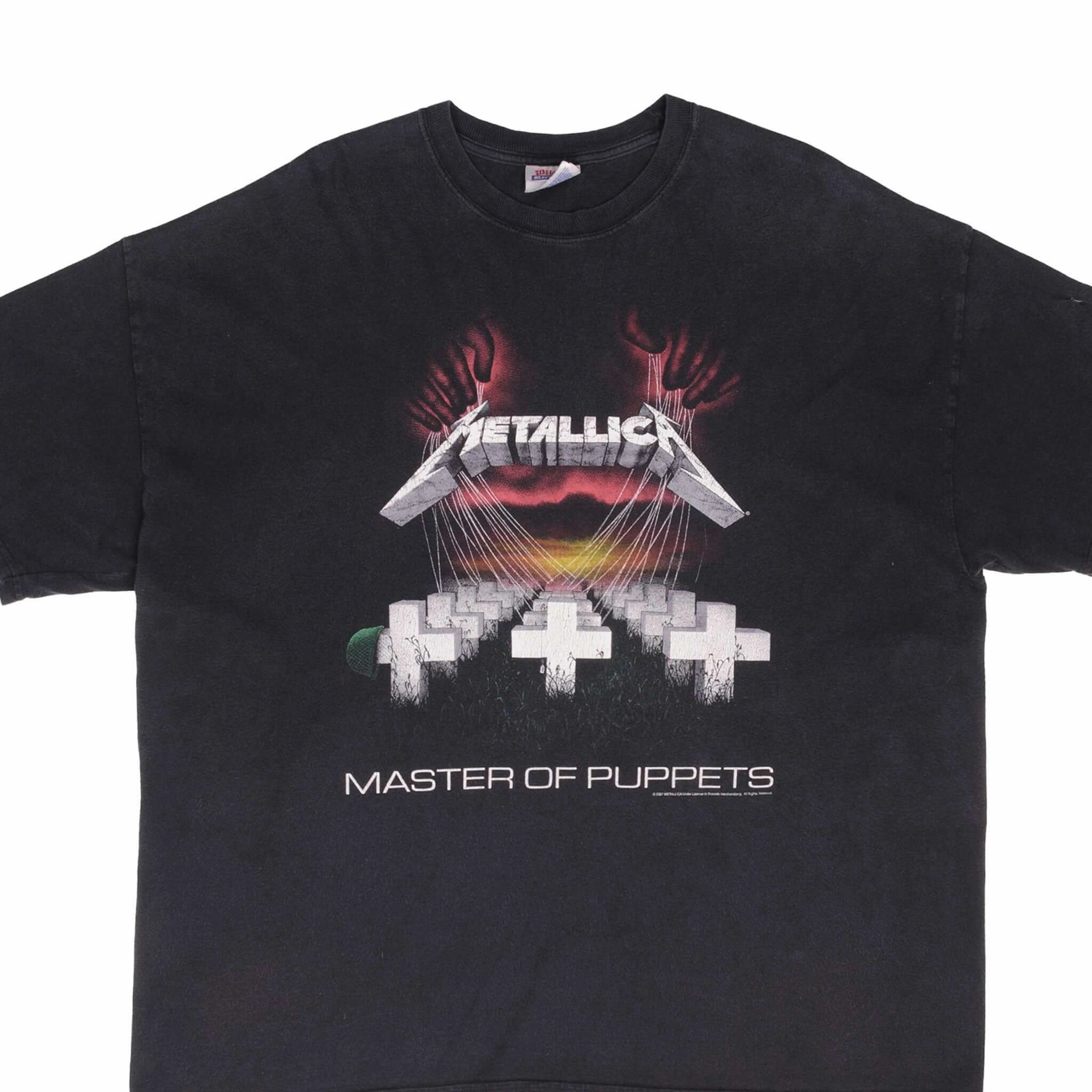 VINTAGE METALLICA MASTER OF PUPPETS TEE SHIRT 2007 SIZE 2XL Temperature Control Fabric