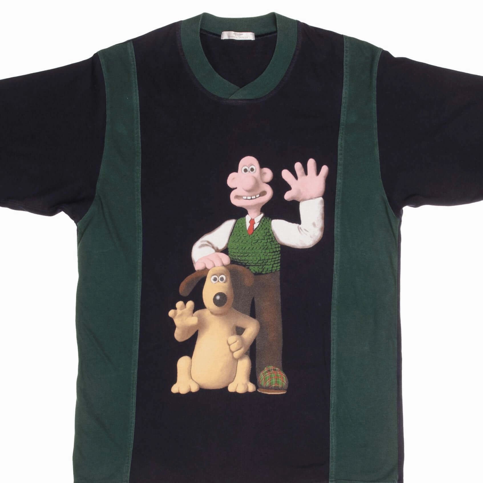 All-Day Wear Office Casual VINTAGE WALLACE AND GROMIT MARK AND SPENCER 1989 TEE SHIRT SIZE SMALL