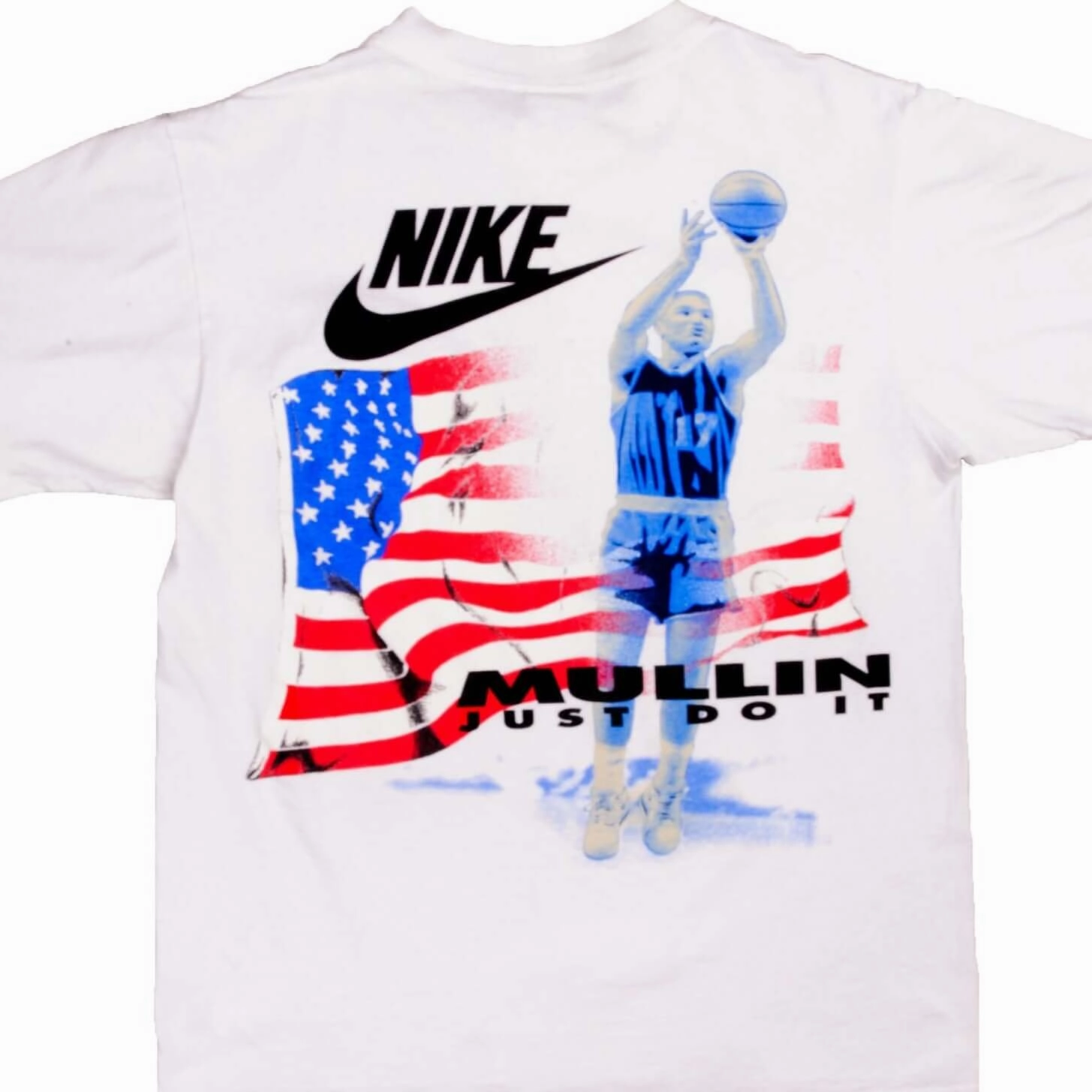VINTAGE NIKE JUST DO IT MULLIN TEE SHIRT 1987-1994 SIZE MEDIUM MADE IN USA Adjustable Fit Comfy Comfort