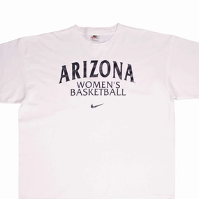 Light Fit Wear Sporty Comfort Fit VINTAGE NCAA NIKE ARIZONA WOMAN BASKETBALL SWOOSH 1990S TEE SHIRT 2XL