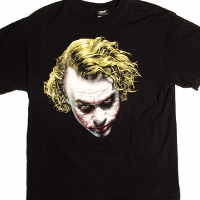 VINTAGE BATMAN MOVIE THE DARK KNIGHT THE JOKER TEE SHIRT SIZE MEDIUM Breathable Layer