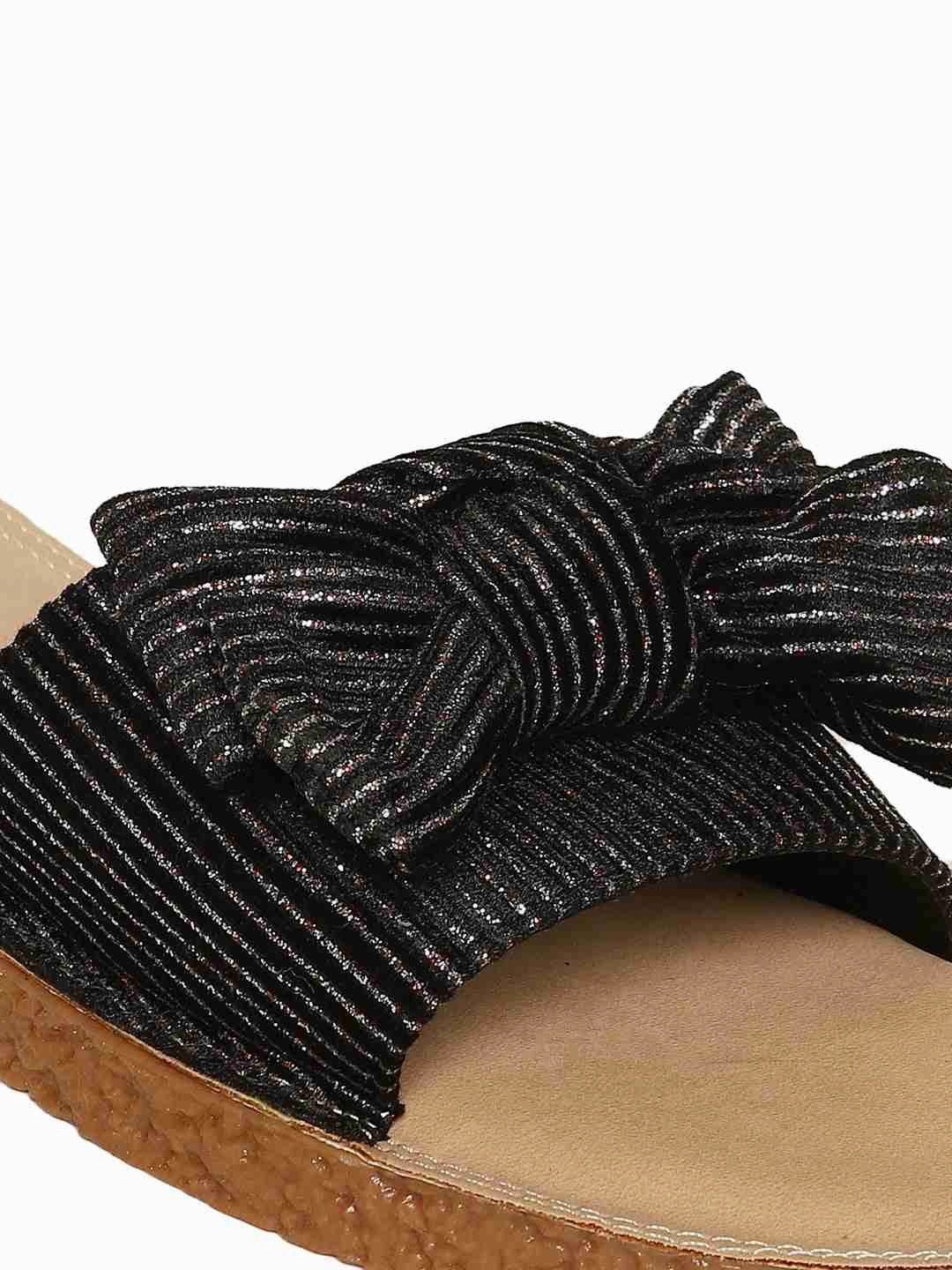 Sunny Walk Lana Black Flats