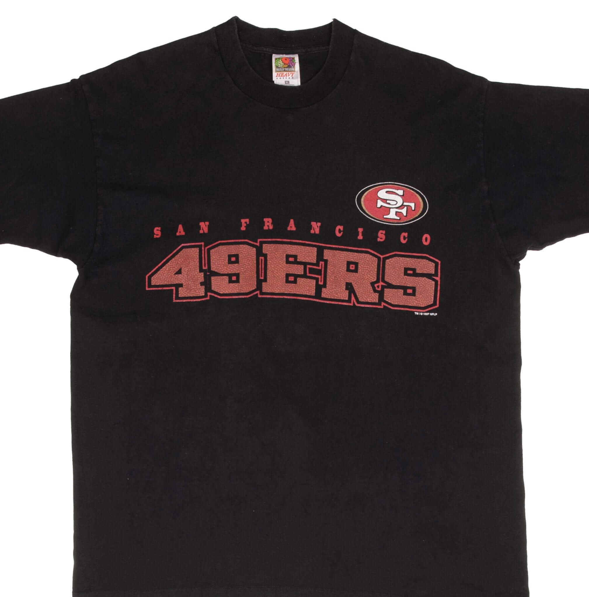 Modern Style Trend Stylish Wearable VINTAGE NFL SAN FRANCISCO 49ERS 1997 BLACK TEE SHIRT SIZE XL
