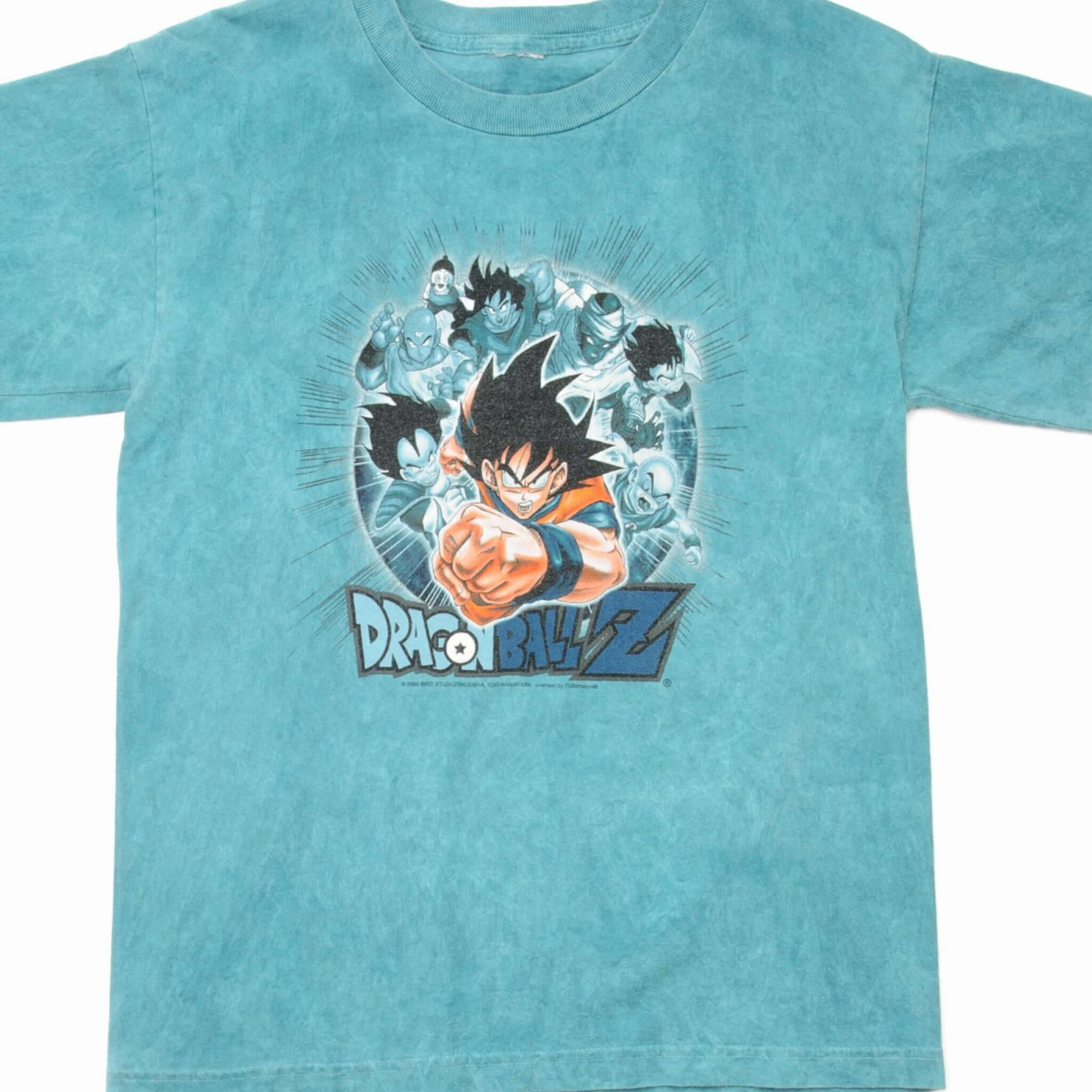 VINTAGE DRAGON BALL Z TEE SHIRT 2000 SIZE MEDIUM Moisture Management Fabric