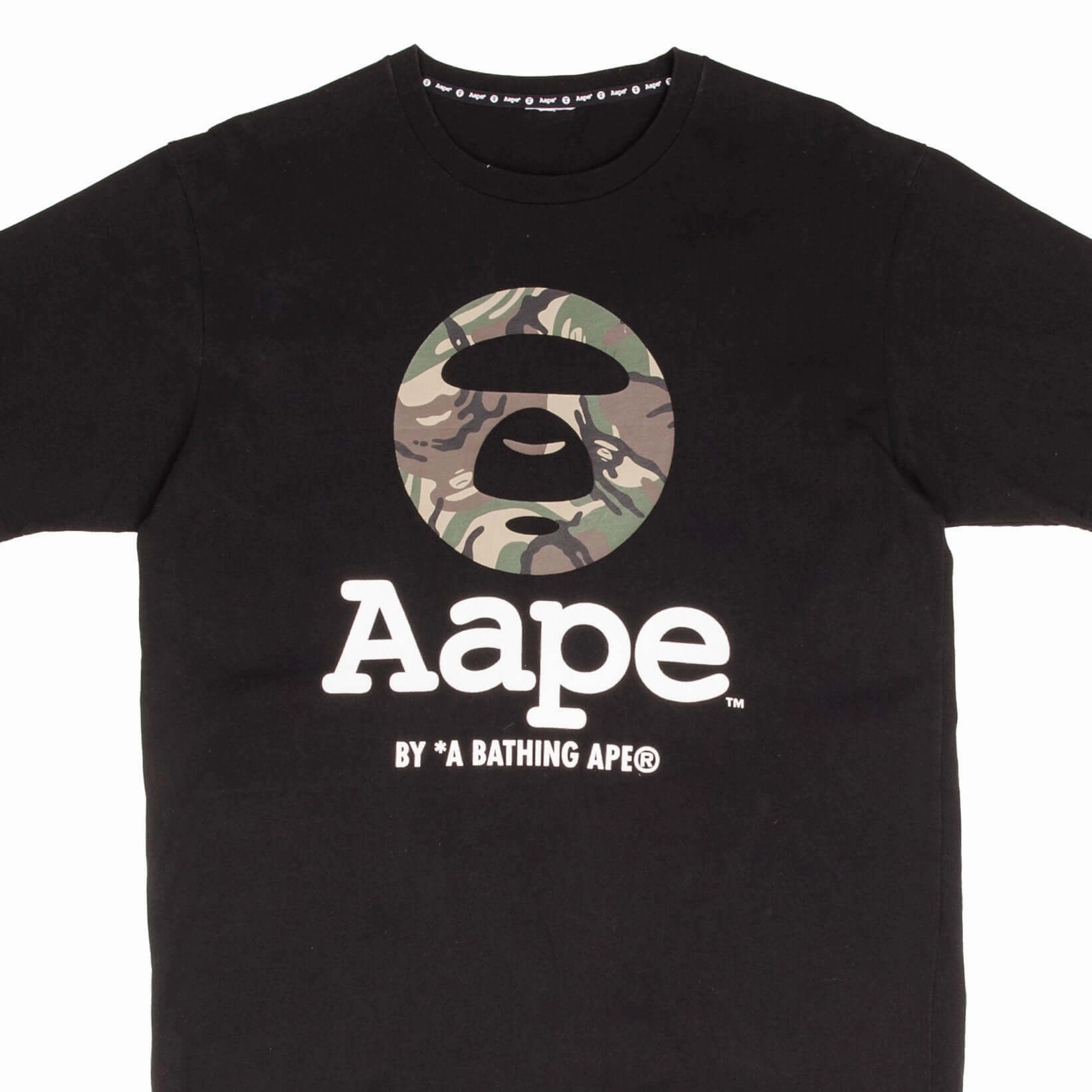 VINTAGE AAPE BY A BATHING APE CAMO TEE SHIRT SIZE LARGE Perfect Layering