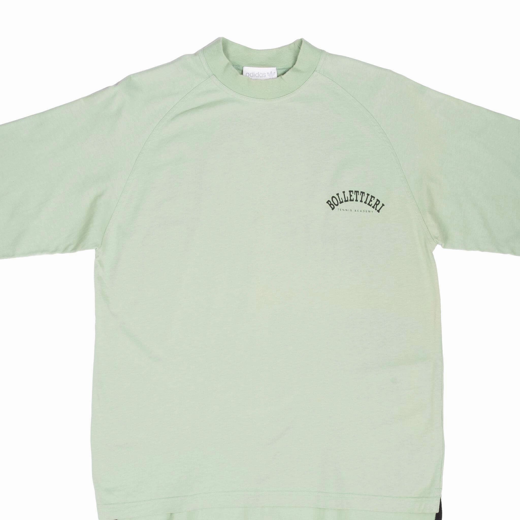 VINTAGE ADIDAS BOLLETTIERI TENNIS ACADEMY 1990S TEE SHIRT LARGE Perfect for Layering Long Lasting Color