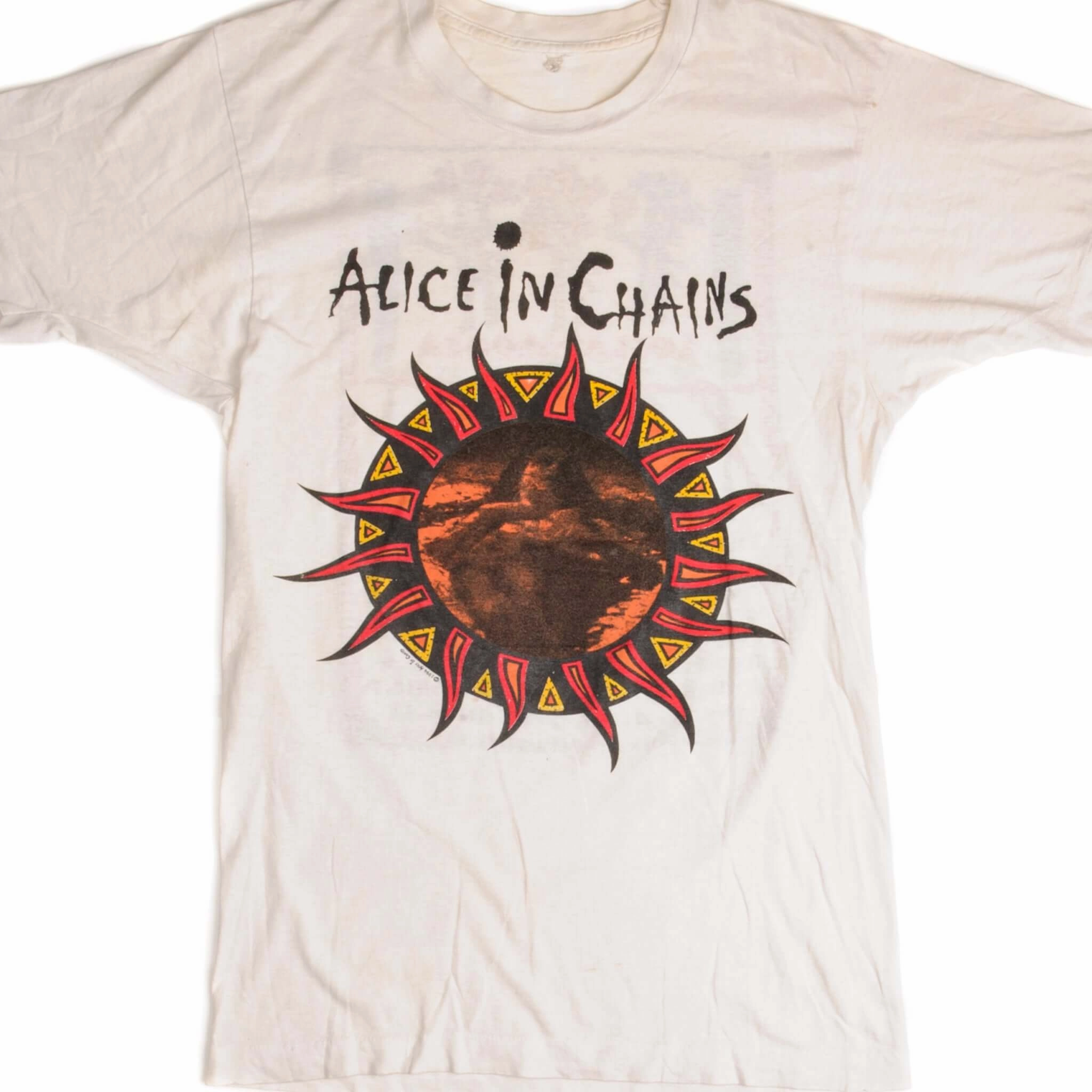 Eco Friendly Fabric VINTAGE ALICE IN CHAINS LOLLAPALOOZA' 93 TEE SHIRT 1994 SIZE SMALL MADE IN USA
