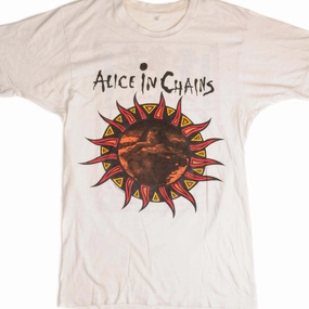 Eco Friendly Fabric VINTAGE ALICE IN CHAINS LOLLAPALOOZA' 93 TEE SHIRT 1994 SIZE SMALL MADE IN USA