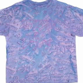 Casual Comfort Layer VINTAGE ALL OVER PRINT LED ZEPPELIN TEE SHIRT SIZE XL 90s