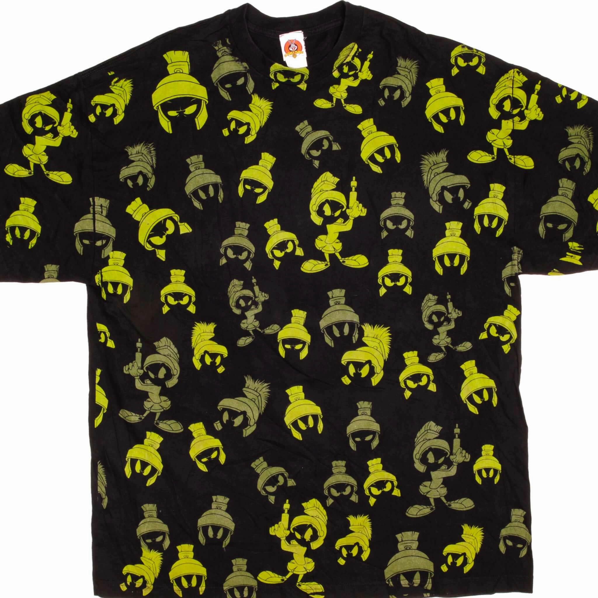 All-Purpose Wear VINTAGE ALL OVER PRINT LOONEY TUNES MARVIN THE MARTIAN TEE SHIRT 2006 SIZE 2XL