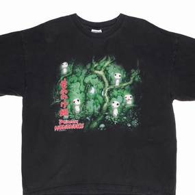 VINTAGE ANIME PRINCESS MONONOKE STUDIO GHIBLI TEE SHIRT 1997 SIZE XL Sporty and Cool