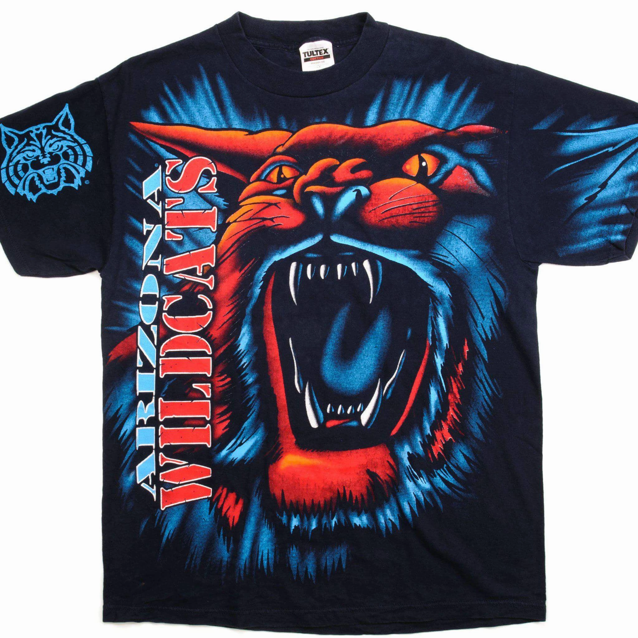 VINTAGE ARIZONA WILDCATS TEE SHIRT SIZE LARGE Relax Style Trend Sleek Design Fit