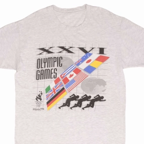 Soft Breathable Active Look VINTAGE ATLANTA OLYMPIC GAMES XXVI 1996 TEE SHIRT SIZE LARGE
