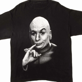 Breathable Performance Fit All-Day Wear VINTAGE AUSTIN POWERS DR. EVIL TEE SHIRT 1998 SIZE XL