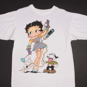 warm weather VINTAGE BETTY BOOP SINGER TEE SHIRT 1990S SIZE LARGE