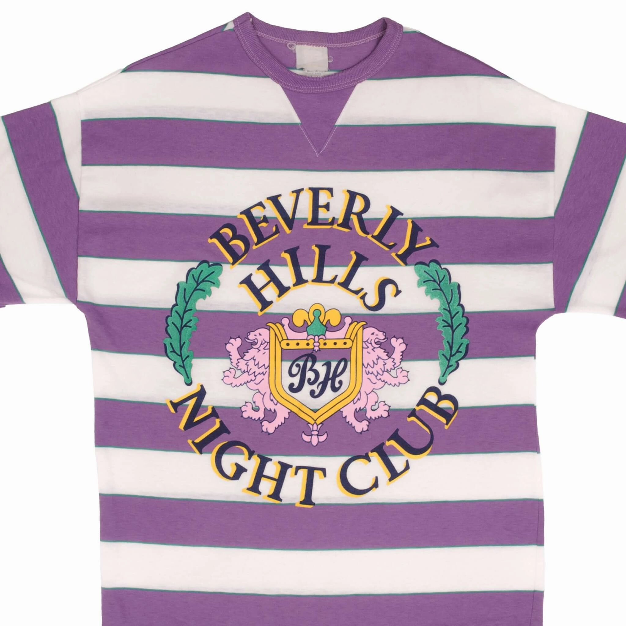 Minimalist purity VINTAGE BEVERLY HILLS NIGHT CLUB TEE SHIRT 1980S SIZE LARGE MADE IN USA