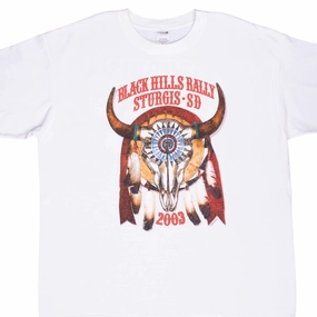 Versatile Layering Piece Weekend Outfit VINTAGE BIKER STURGIS BLACK HILLS RALLY SAN DIEGO 2003 TEE SHIRT XL