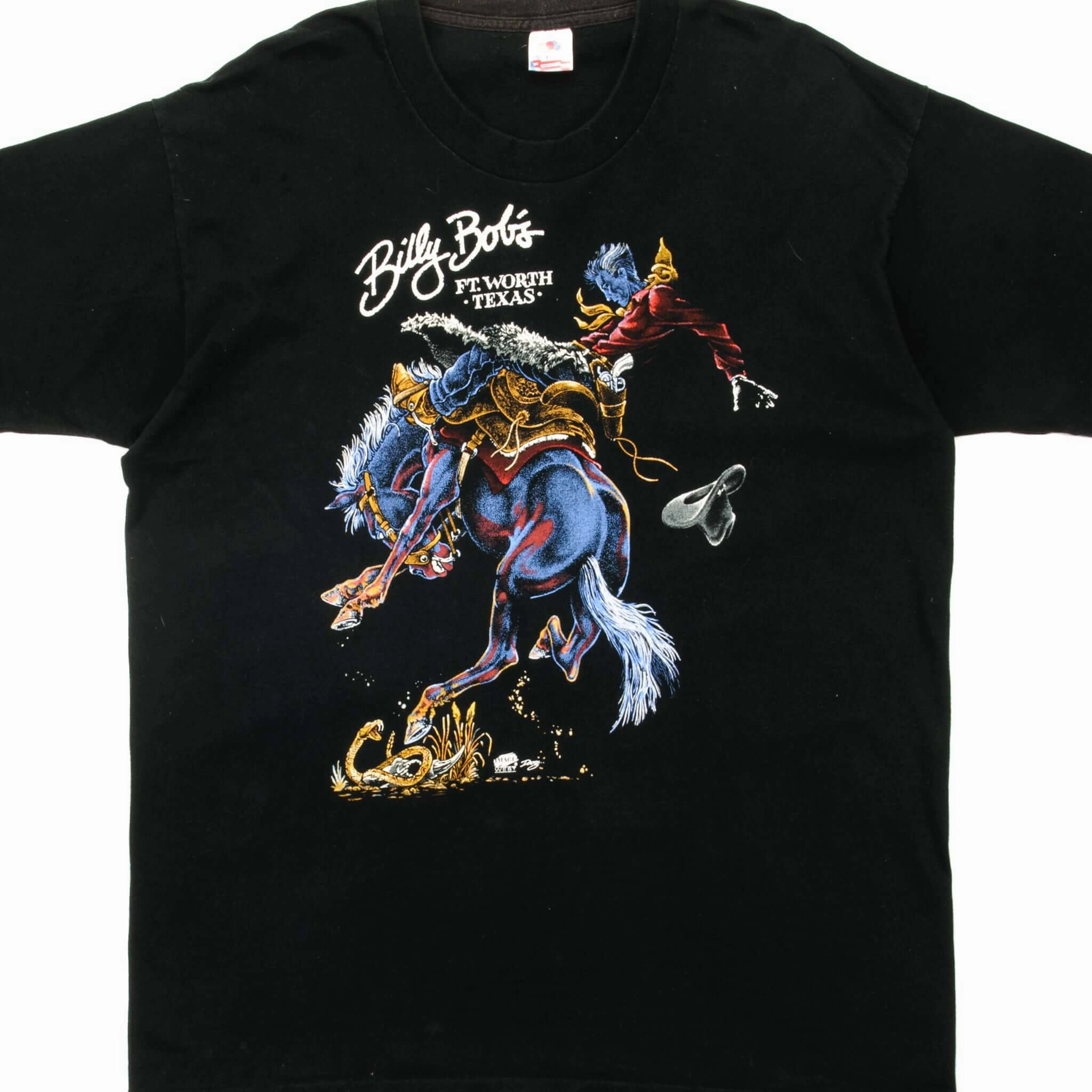 Non Toxic Materials college VINTAGE BILLY BOB'S NIGHTCLUB TEE SHIRT SIZE LARGE MADE IN USA