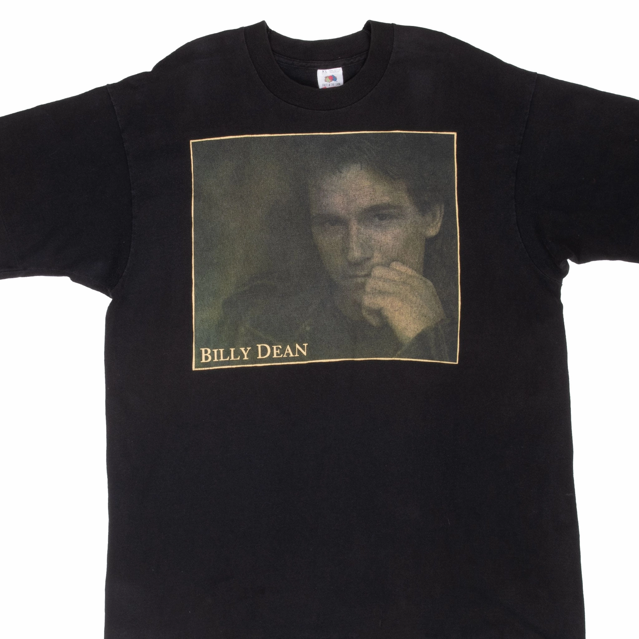 Vegan Soft Touch VINTAGE BILLY DEAN FIRE IN THE DARK TOUR 1993 TEE SHIRT XL MADE IN USA