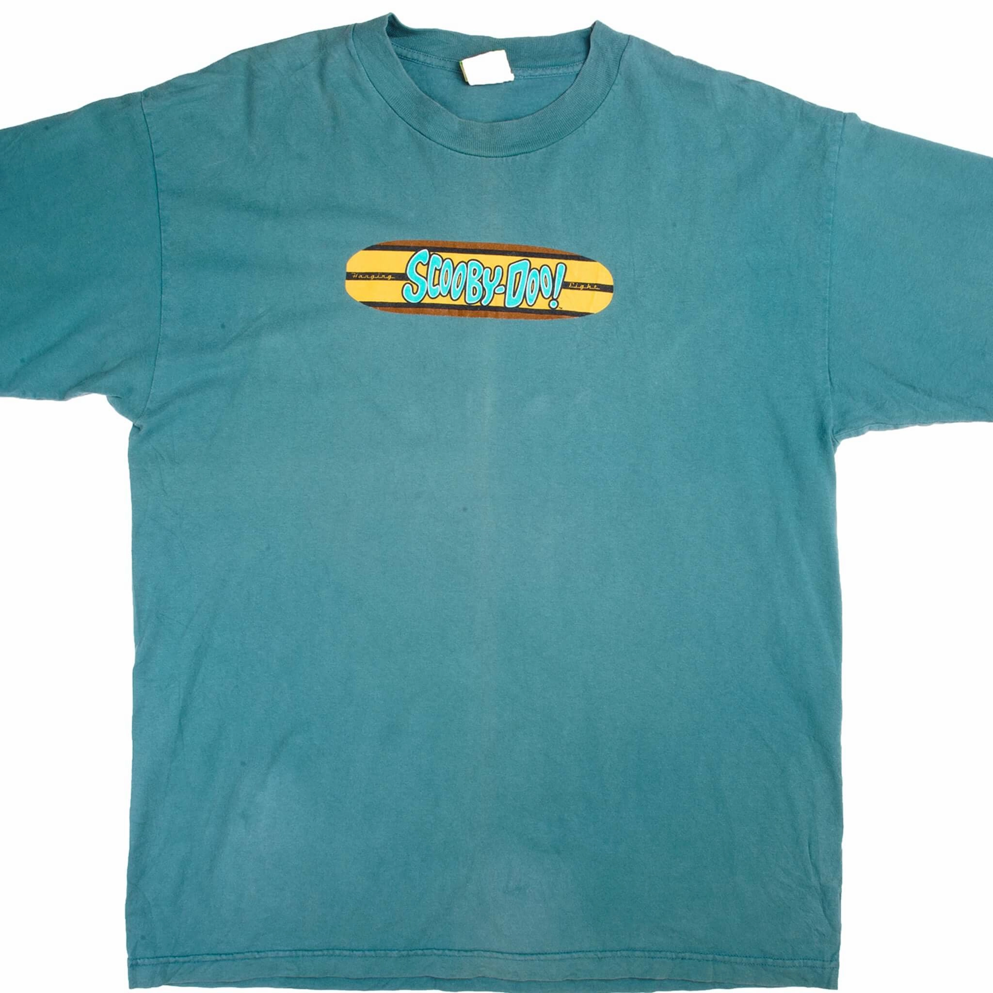 VINTAGE BLUE SURFING SCOOBY-DOO TEE SHIRT 1999 SIZE XL MADE IN USA Sports Apparel Timeless Wear