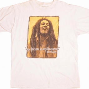VINTAGE BOB MARLEY TEE SHIRT 1995 SIZE XL MADE IN USA MoistureWickingFabric