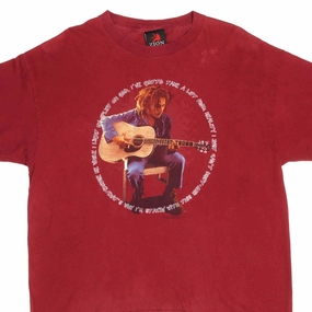 VINTAGE BOB MARLEY TEE SHIRT SIZE XL 1998 MADE IN USA Stylish Wearable Active Flex