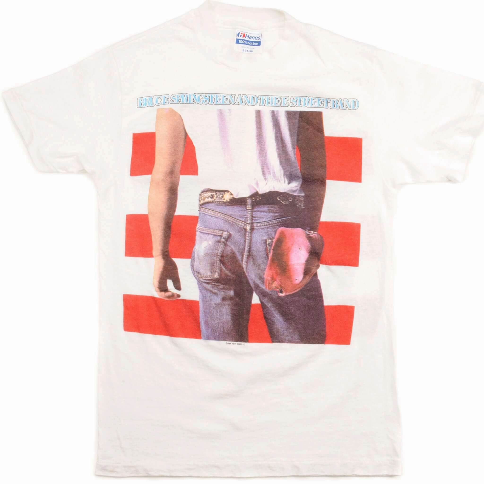 Cool Layering Sleek Performance VINTAGE BRUCE SPRINGSTEEN AND THE E STREET BAND TEE SHIRT 1984 SIZE XS MADE IN USA