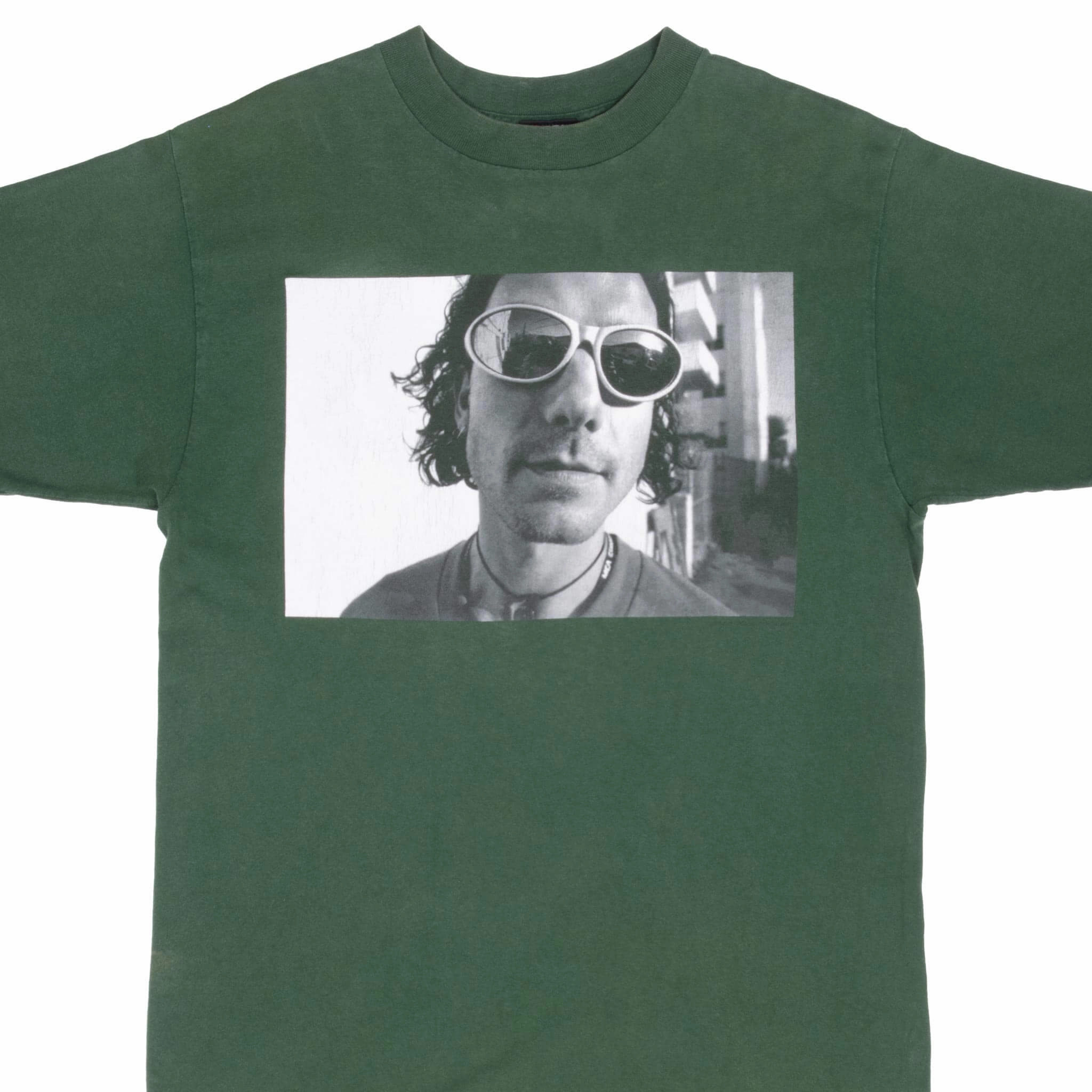 Breathable Design VINTAGE BUSH GALVIN ROSSDALE 1995 GREEN TEE SHIRT LARGE
