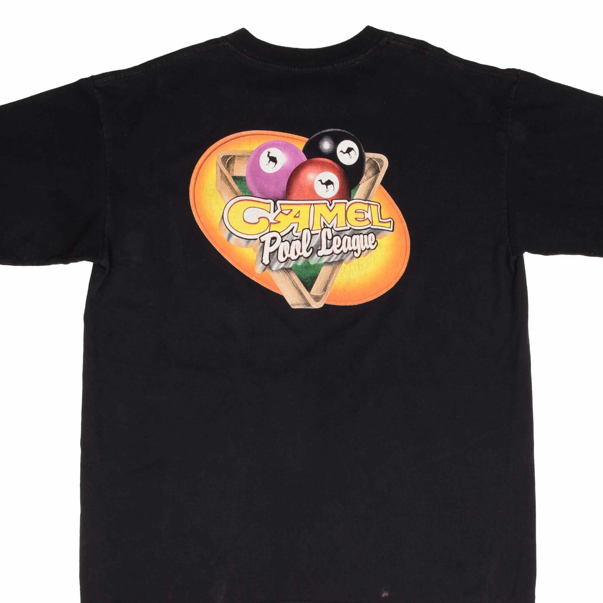 Outdoor Activity VINTAGE CAMEL POOL LEAGUE 1990S POCKET TEE SHIRT SIZE XL MADE IN USA