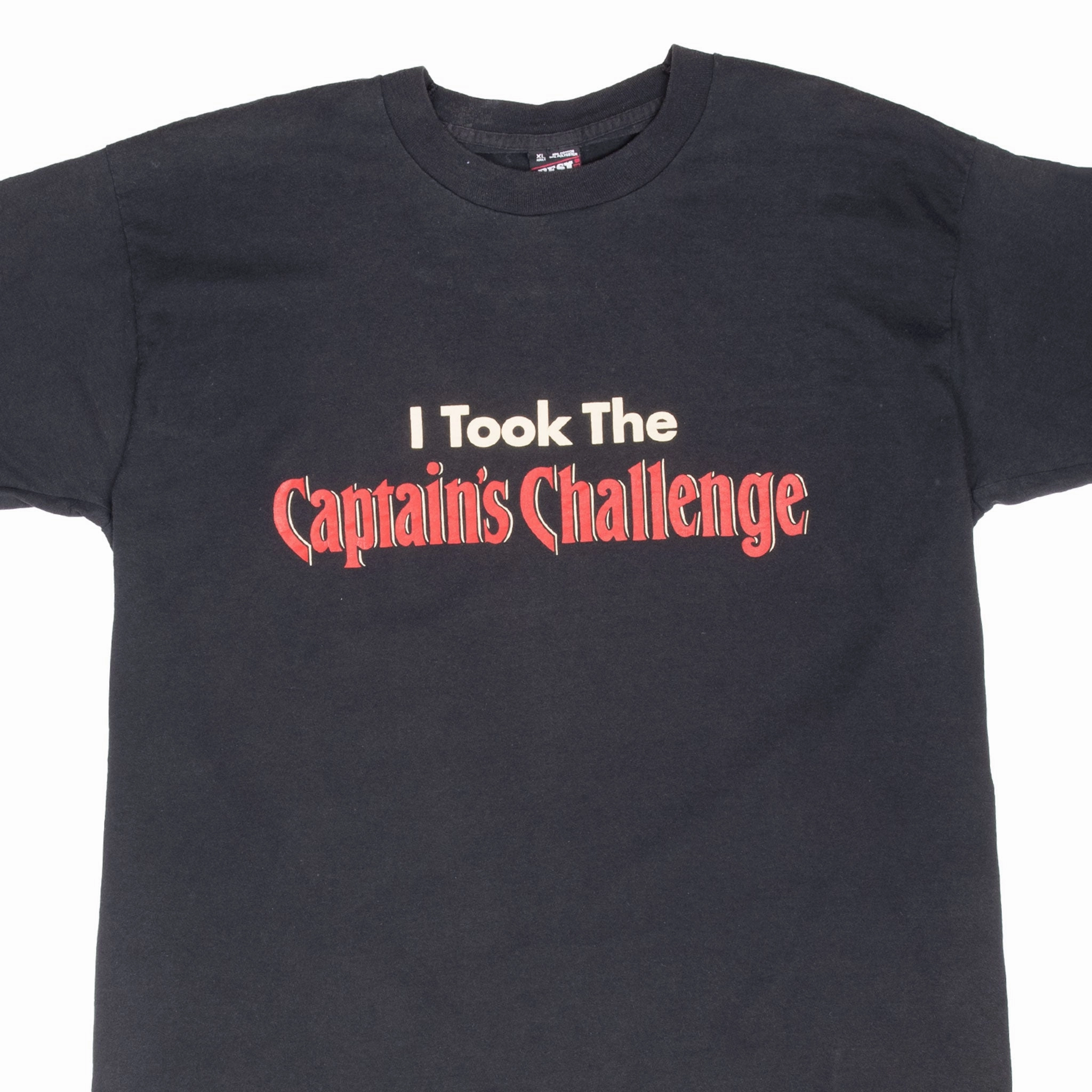 VINTAGE CAPTAIN MORGAN CHALLENGE TEE SHIRT 1990S XL MADE IN USA TearResistant Fabric Classic Layering