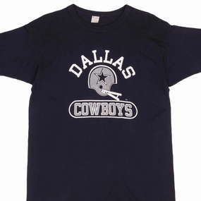 VINTAGE CHAMPION NFL DALLAS COWBOYS TEE SHIRT 1980S SIZE LARGE MADE IN USA Active Lifestyle Sporty Layer Look