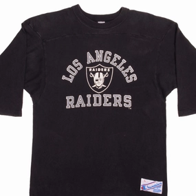 VINTAGE CHAMPION NFL LOS ANGELES RAIDERS TEE SHIRT 1980S MEDIUM MADE IN USA Casual Essential Wear