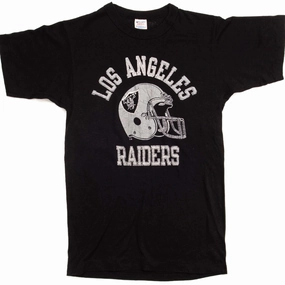 VINTAGE CHAMPION NFL LOS ANGELES RAIDERS TEE SHIRT EARLY 1980S XS MADE IN USA Lightweight Feel